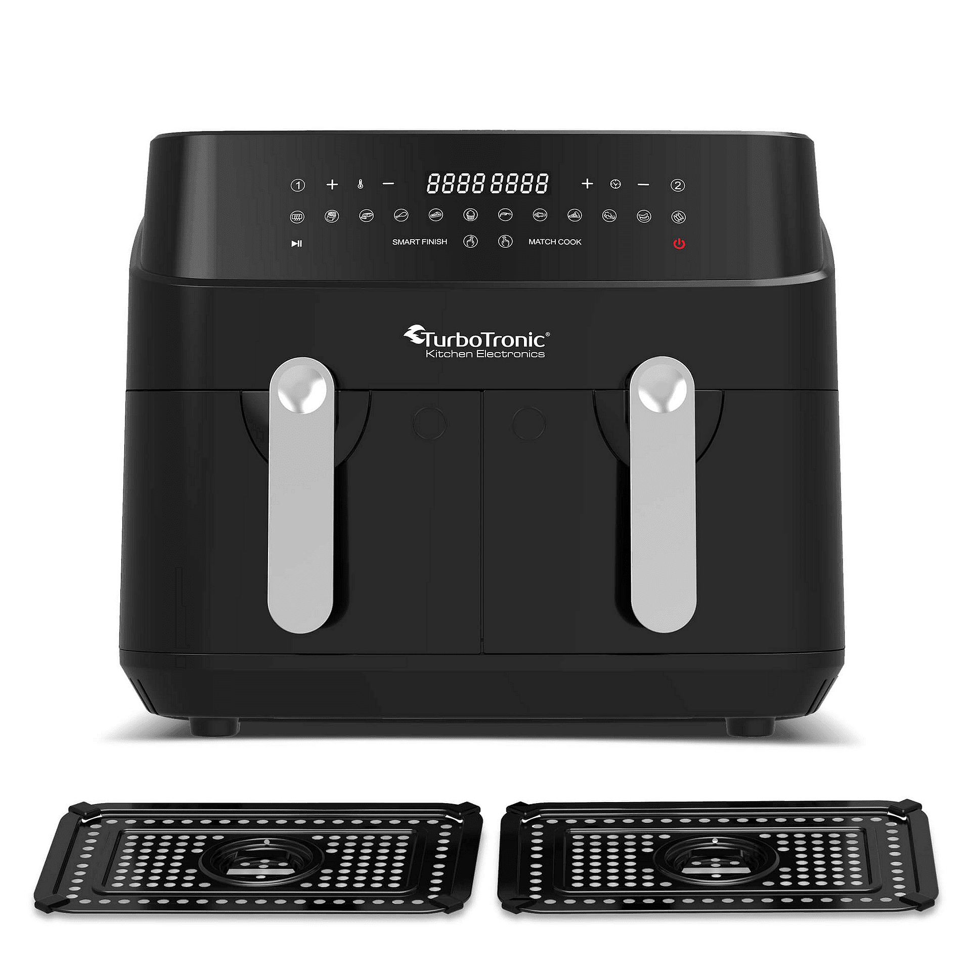 AirFryer с две кошници Turbotronic Dual Chef+