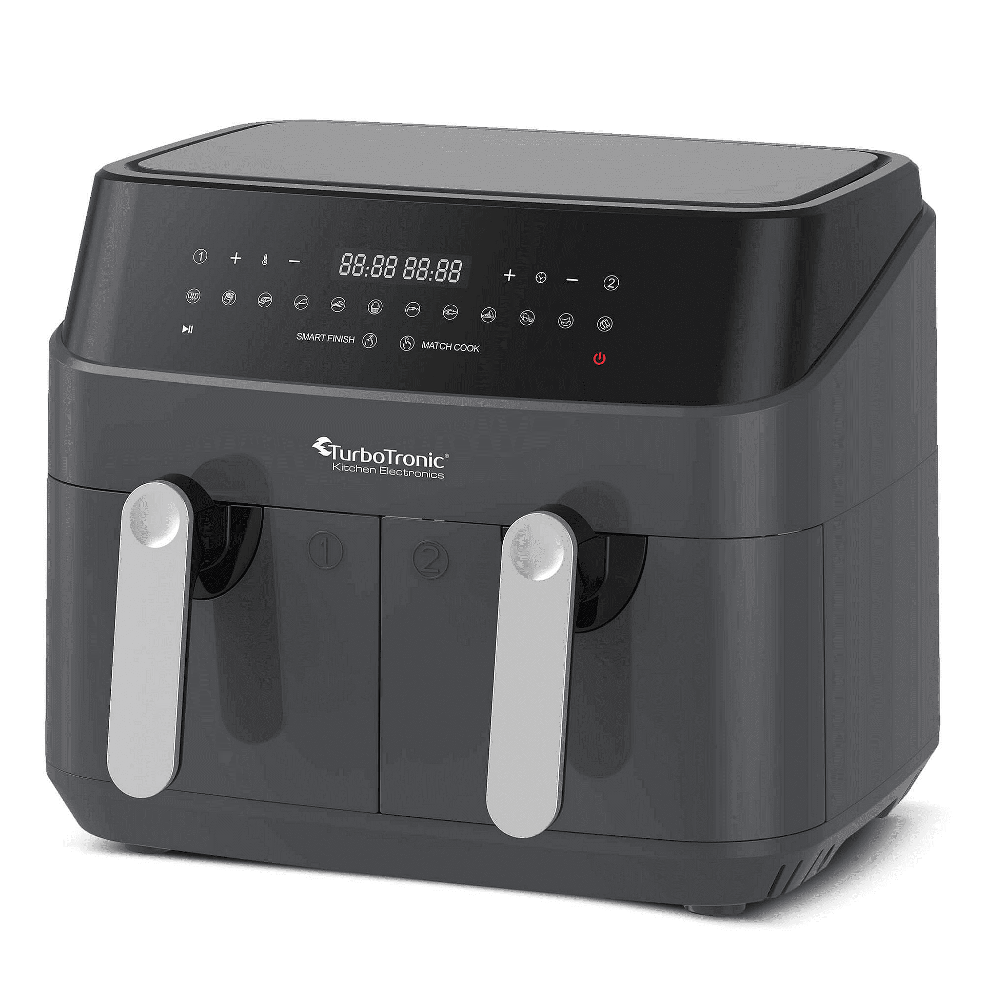 AirFryer с две кошници за наблюдение Turbotronic Dual Chef PRO