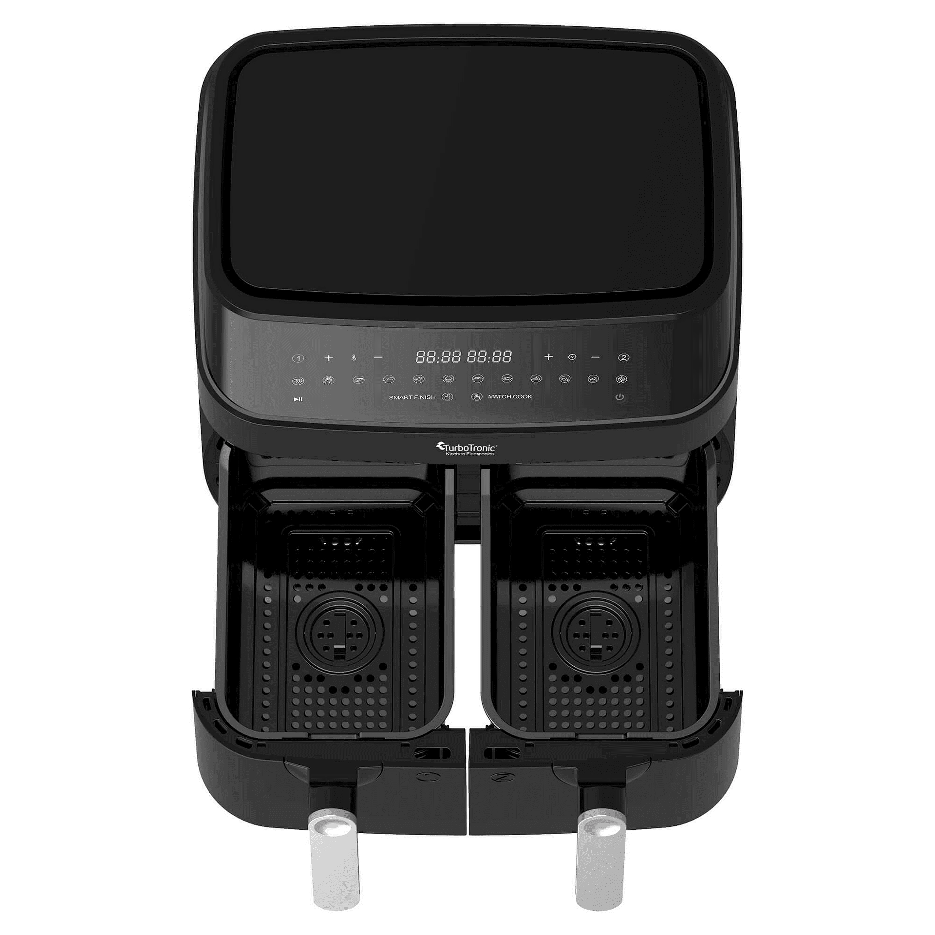 AirFryer с две кошници за наблюдение Turbotronic Dual Chef PRO
