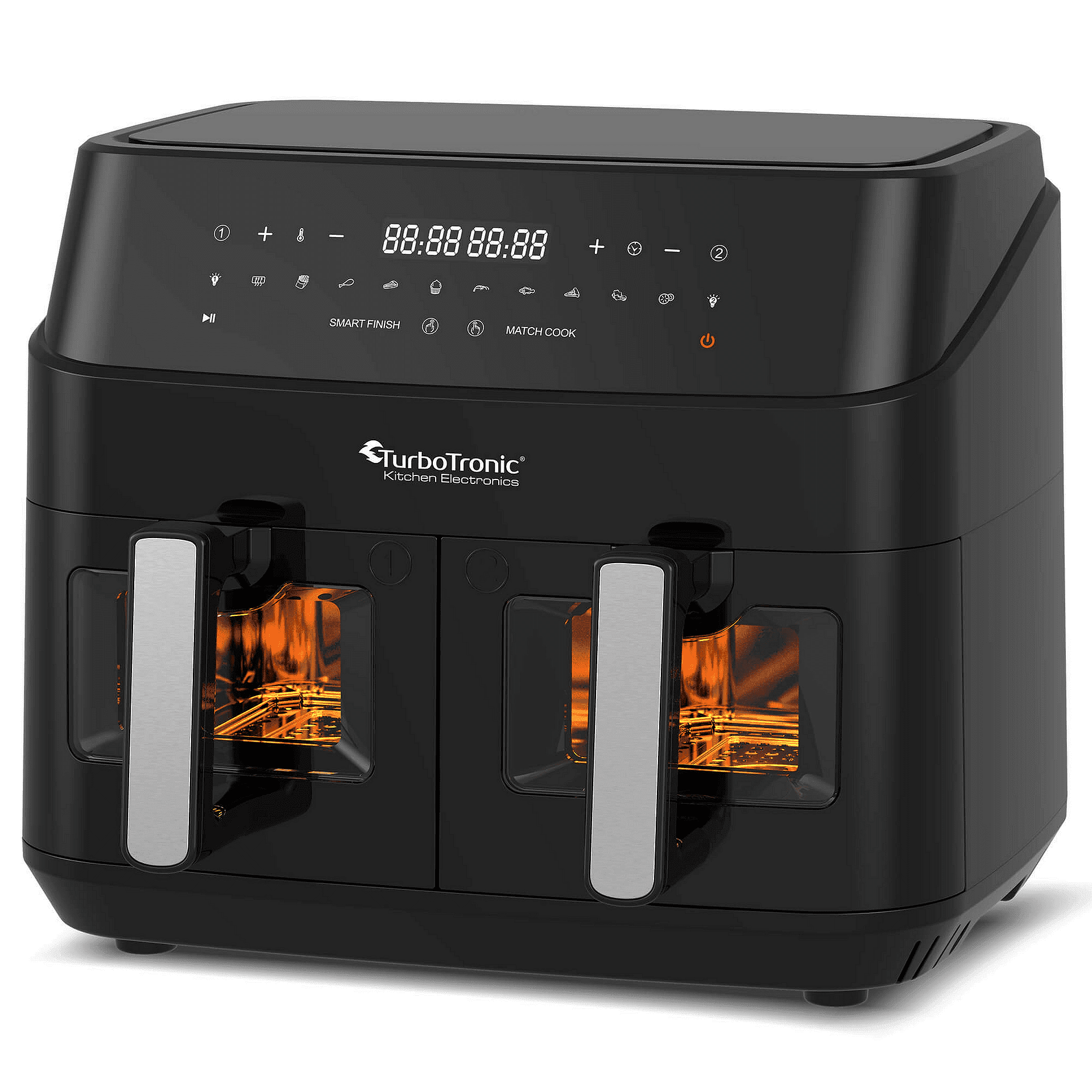 AirFryer с две кошници за наблюдение Turbotronic Dual Chef PRO