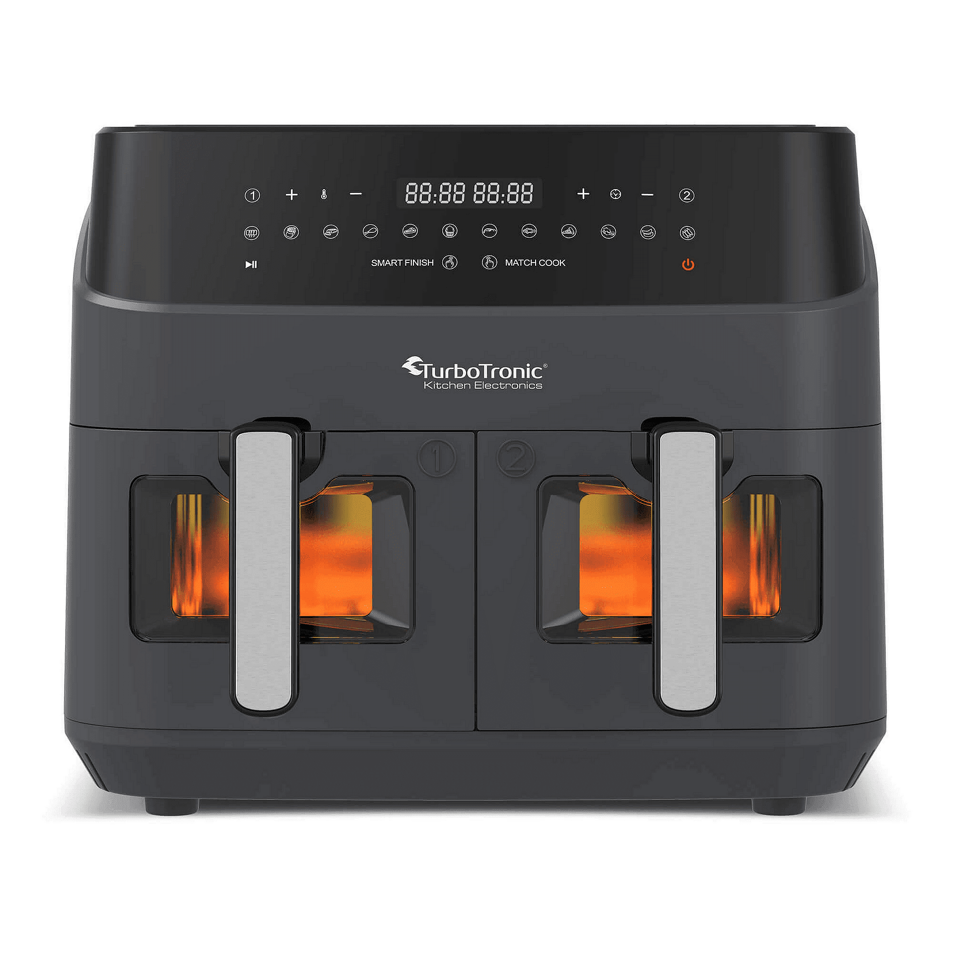 AirFryer с две кошници за наблюдение Turbotronic Dual Chef PRO